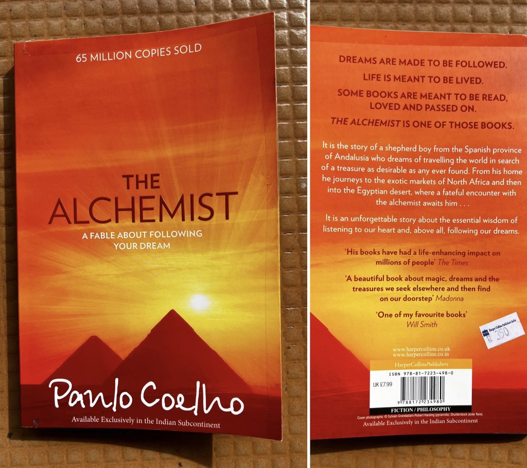 the alchemist full cover page